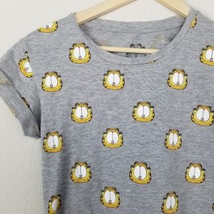 Garfield gray graphic tee size XS